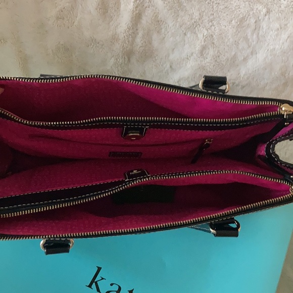 Kate Spade Purse Bag Black Leather ♠️ - Picture 4 of 8